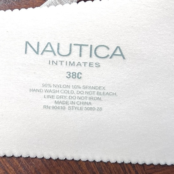 ⭐️⚓️Nautica,38C,Soft Pink,Intimates Bra, Excellent Condition, Form Flattering - Picture 3 of 7